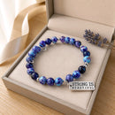 Strong is Beautiful in Purple Splatters Bracelet (MW) | Mamabug ReCreations - Artisan Jewelry