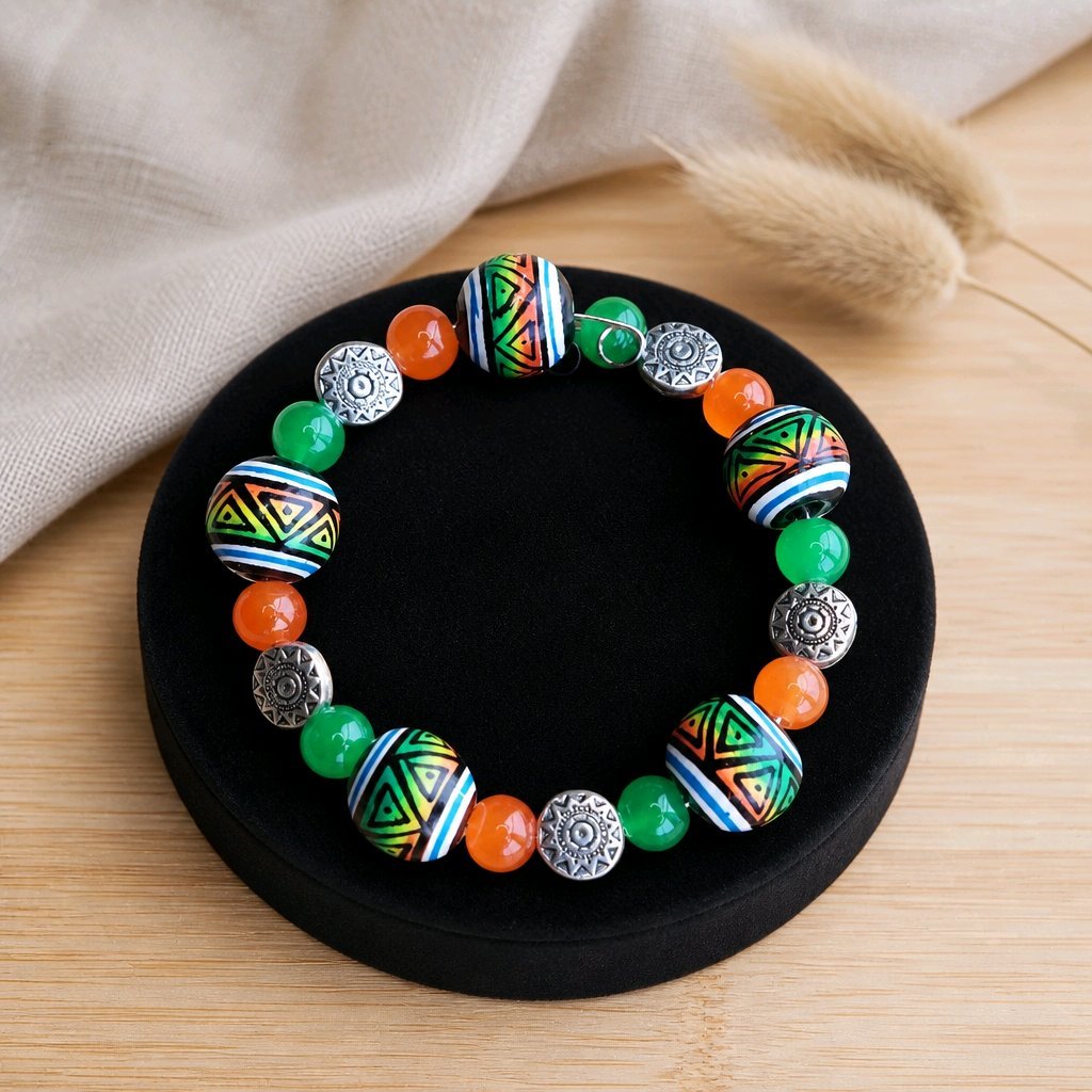 Peruvian Pottery Inspired Bracelet (MW)