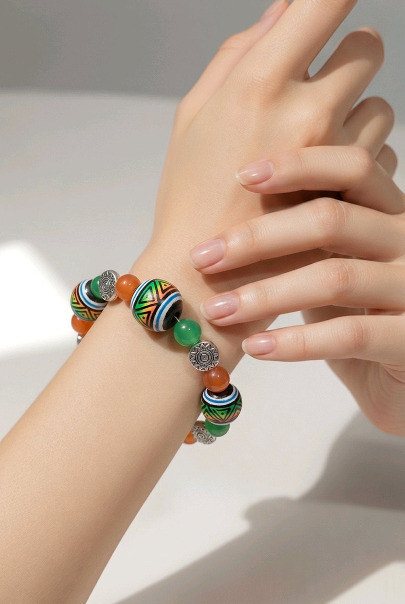 Peruvian Pottery Inspired Bracelet (MW) | Mamabug ReCreations - Artisan Jewelry