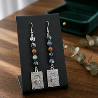 The World Tarot Charm Earrings