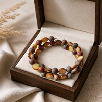 Picasso Jasper Beaded Bracelet (MW)