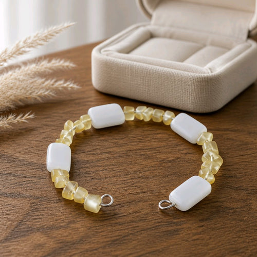 Earthy Stone Bracelet (MW) | Mamabug ReCreations - Artisan Jewelry