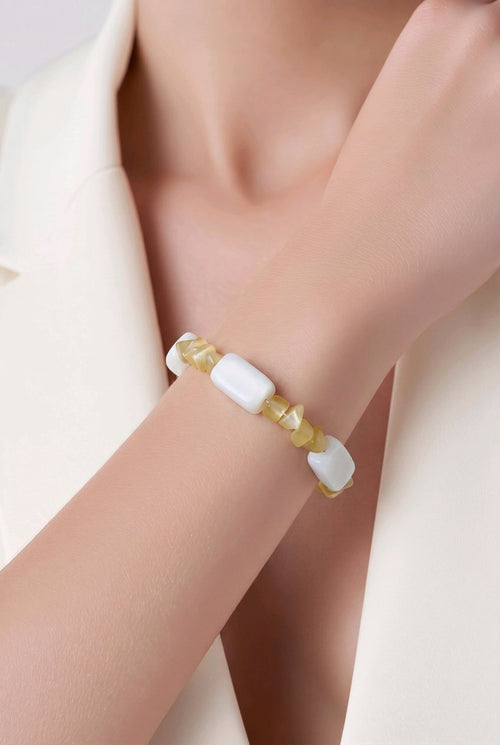 Earthy Stone Bracelet (MW) | Mamabug ReCreations - Artisan Jewelry