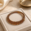 Topaz Seed Bead Bracelet (MW) | Mamabug ReCreations - Artisan Jewelry