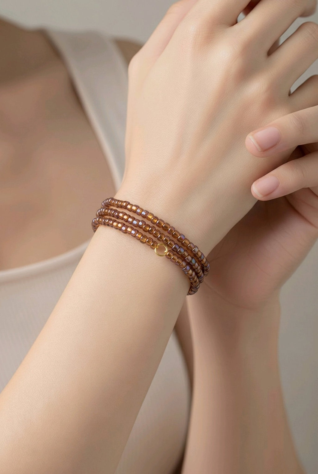 Topaz Seed Bead Bracelet (MW)