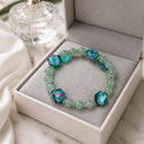 Iridescent Green Bracelet (MW) | Mamabug ReCreations - Artisan Jewelry
