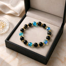 Iridescent Blue Crystal Bracelet (MW) | Mamabug ReCreations - Artisan Jewelry