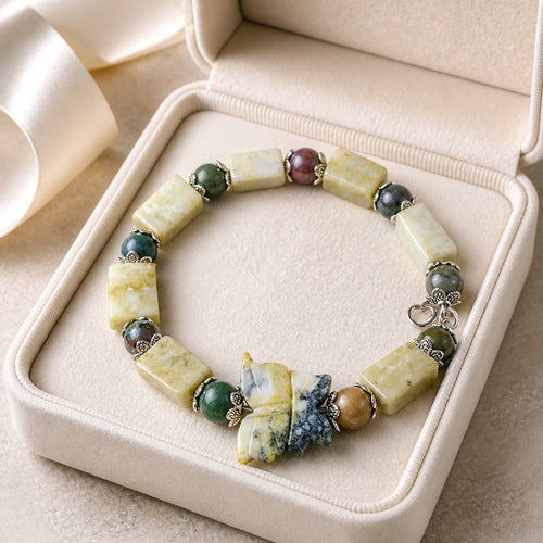 Stone Butterfly Bracelet (MW) | Mamabug ReCreations - Artisan Jewelry