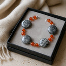 Cherries and Jasper Bracelet (MW) | Mamabug ReCreations - Artisan Jewelry