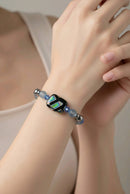 Black Iridescence Bracelet (MW) | Mamabug ReCreations - Artisan Jewelry