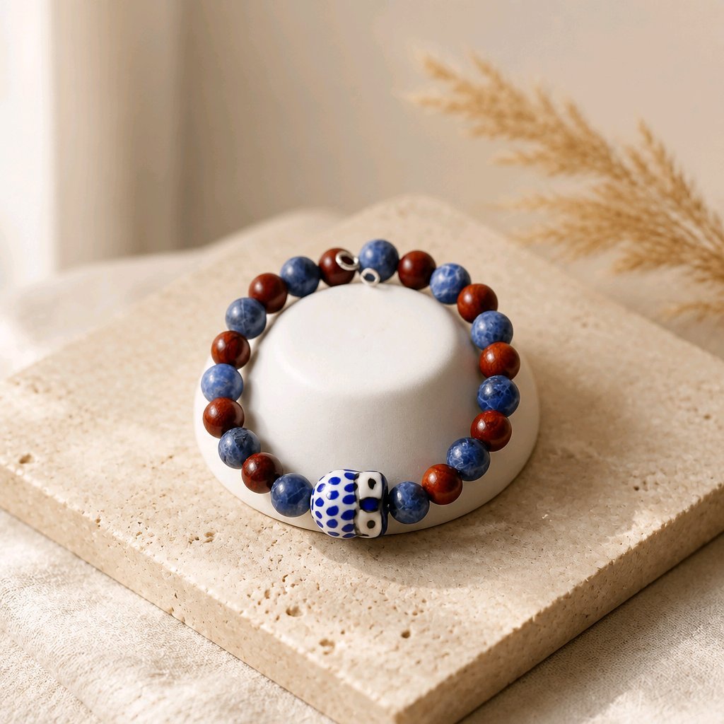 Blue Owl in the Night Bracelet (MW)