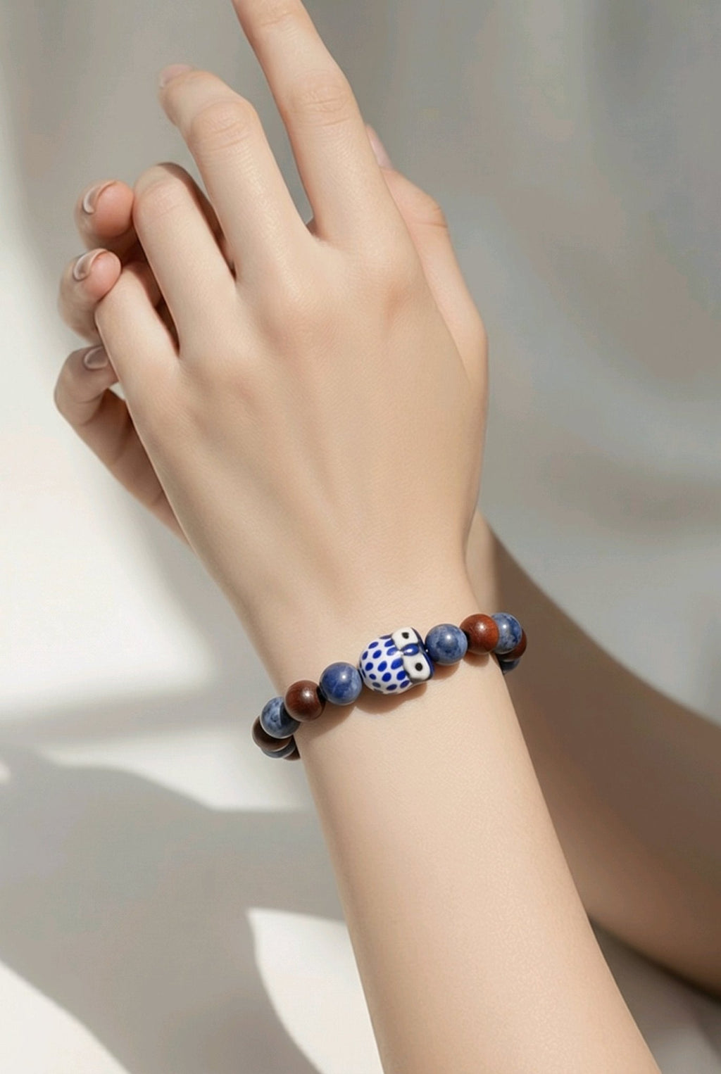 Blue Owl in the Night Bracelet (MW)