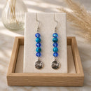 Blue Pinkie Promise Earrings | Mamabug ReCreations