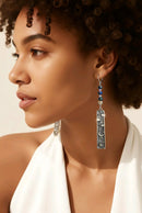 Celestial Night Sky Crystal Dangle Earrings | Mamabug ReCreations - Artisan Jewelry