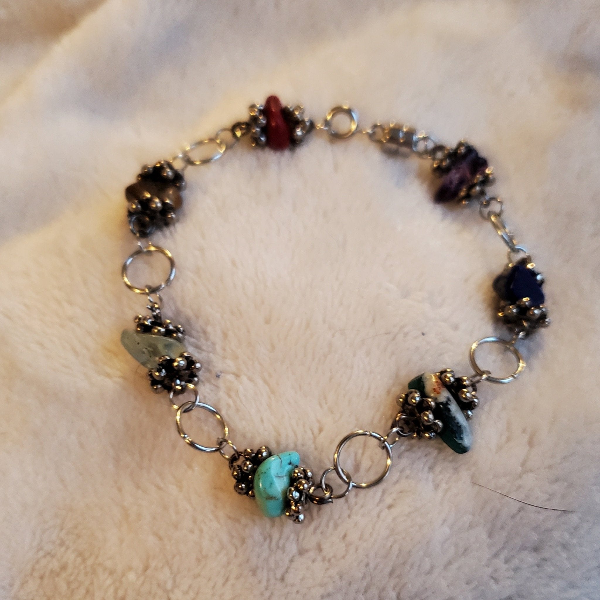 Chakra Stone Bracelet | Mamabug ReCreations - Artisan Jewelry