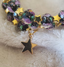 Black Stars Bracelet (MW) | Mamabug ReCreations - Artisan Jewelry