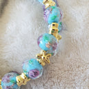Blue Flowers Bracelet (MW) | Mamabug ReCreations - Artisan Jewelry