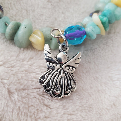 Green Angel Bracelet (MW) | Mamabug ReCreations - Artisan Jewelry