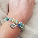 Green Angel Bracelet (MW) | Mamabug ReCreations - Artisan Jewelry