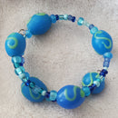 Fun with Blueberries Bracelet (MW) | Mamabug ReCreations - Artisan Jewelry