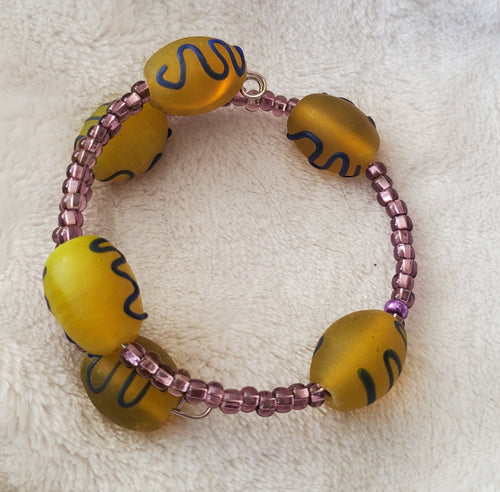Fun with Lemons Bracelet (MW) | Mamabug ReCreations - Artisan Jewelry