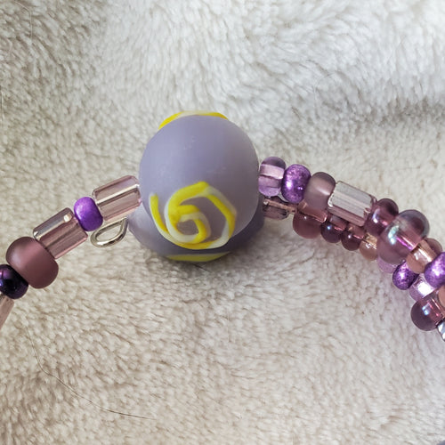 Fun with Lilacs Bracelet (MW) | Mamabug ReCreations - Artisan Jewelry