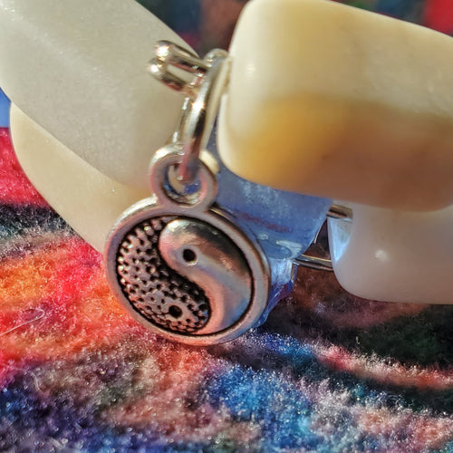Yin Yang Charm Bracelet (MW) | Mamabug ReCreations - Artisan Jewelry
