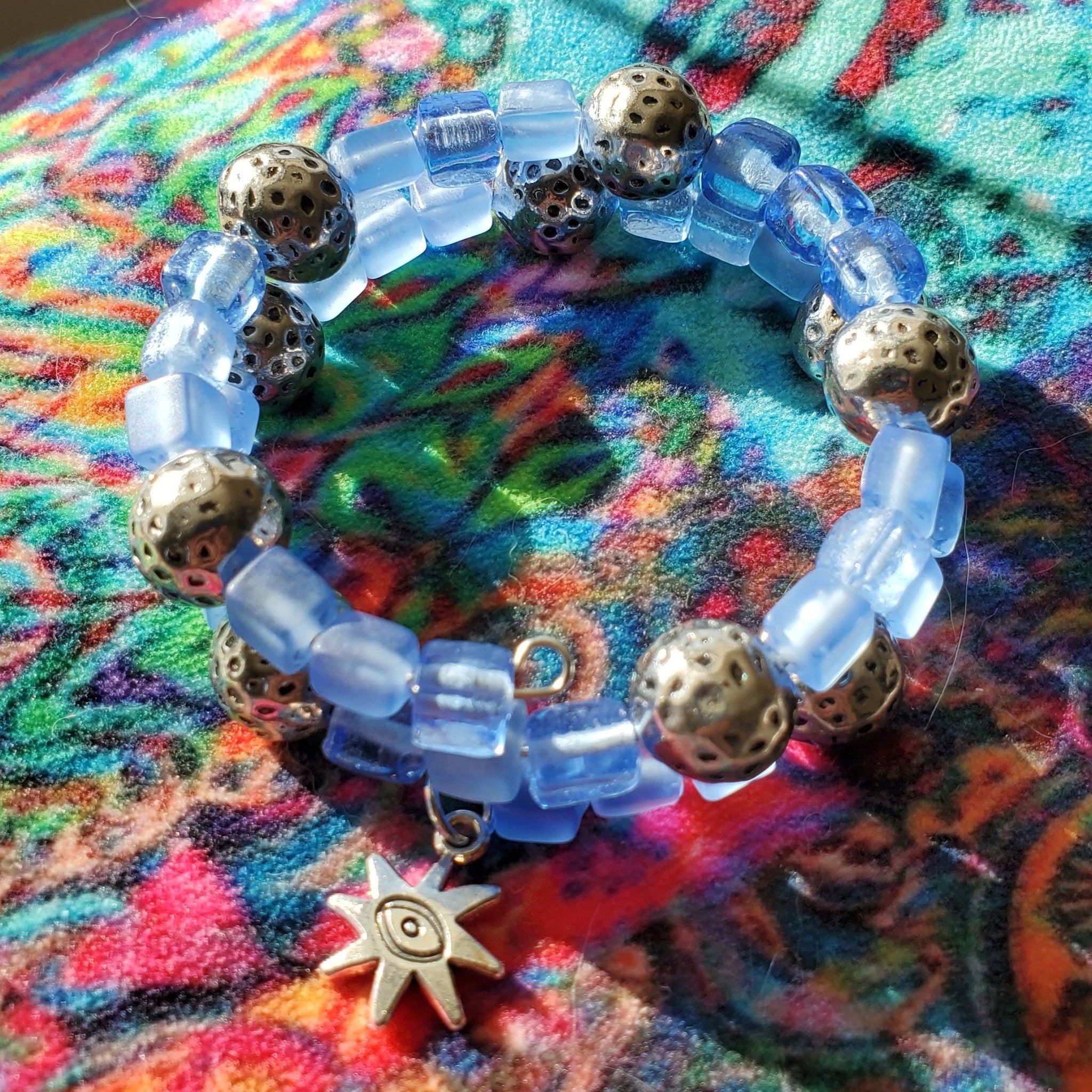 Third Eye Charm Bracelet (MW) | Mamabug ReCreations - Artisan Jewelry