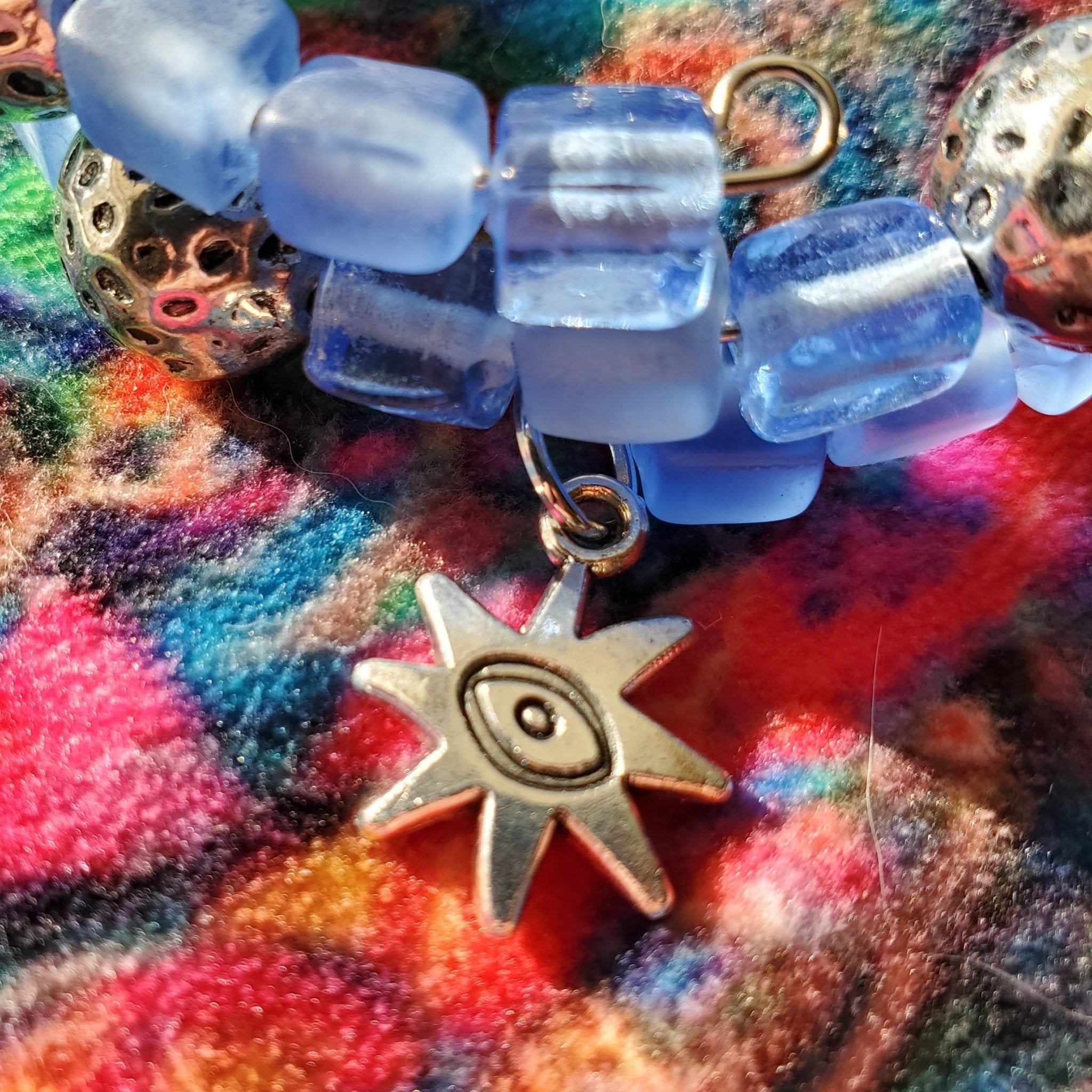 Third Eye Charm Bracelet (MW) | Mamabug ReCreations - Artisan Jewelry