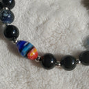 Egg Lampwork Beaded Bracelet (MW) | Mamabug ReCreations - Artisan Jewelry