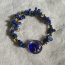 Cobalt Blue and Lapis Lazuli Bracelet (MW) | Mamabug ReCreations - Artisan Jewelry