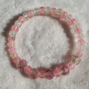 Pink Flowers Bracelet - Light Pink Edition (MW) | Mamabug ReCreations - Artisan Jewelry