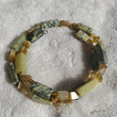 Yellow "Turquoise" Bracelet (MW) | Mamabug ReCreations - Artisan Jewelry