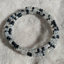 Black and White Seed Bead Bracelet (MW) | Mamabug ReCreations - Artisan Jewelry