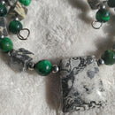 Jasper and Cat's Eye Bracelet (MW) | Mamabug ReCreations - Artisan Jewelry