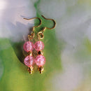 Pink Flower Jewelry Set (MW) | Mamabug ReCreations - Artisan Jewelry