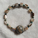Jasper with Shells Bracelet (MW) | Mamabug ReCreations - Artisan Jewelry