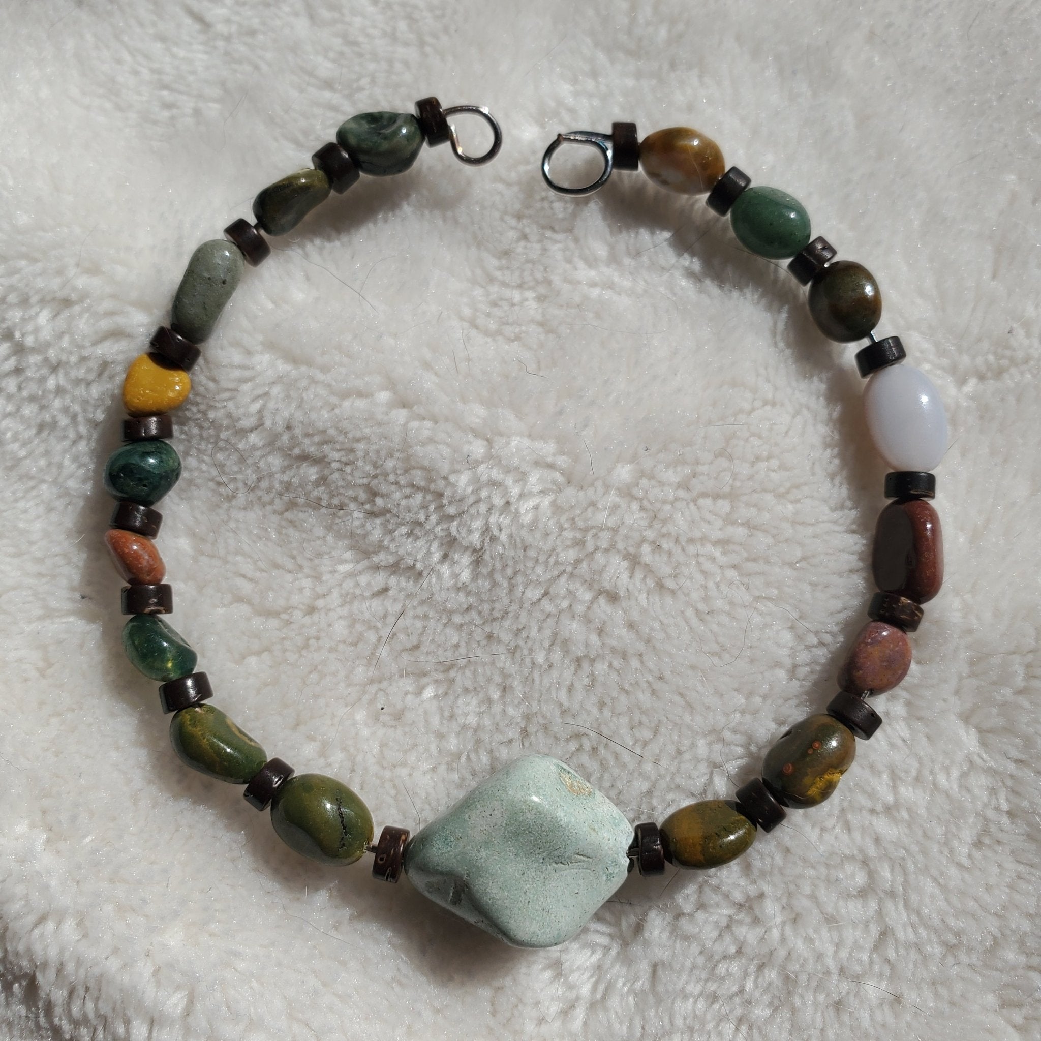 Natural Stone Bracelet (MW) | Mamabug ReCreations - Artisan Jewelry
