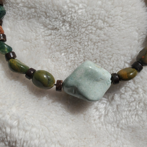 Natural Stone Bracelet (MW) | Mamabug ReCreations - Artisan Jewelry