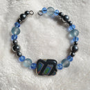 Black Iridescence Bracelet (MW) | Mamabug ReCreations - Artisan Jewelry