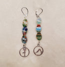 Yoga Poses Earrings | Mamabug ReCreations - Artisan Jewelry