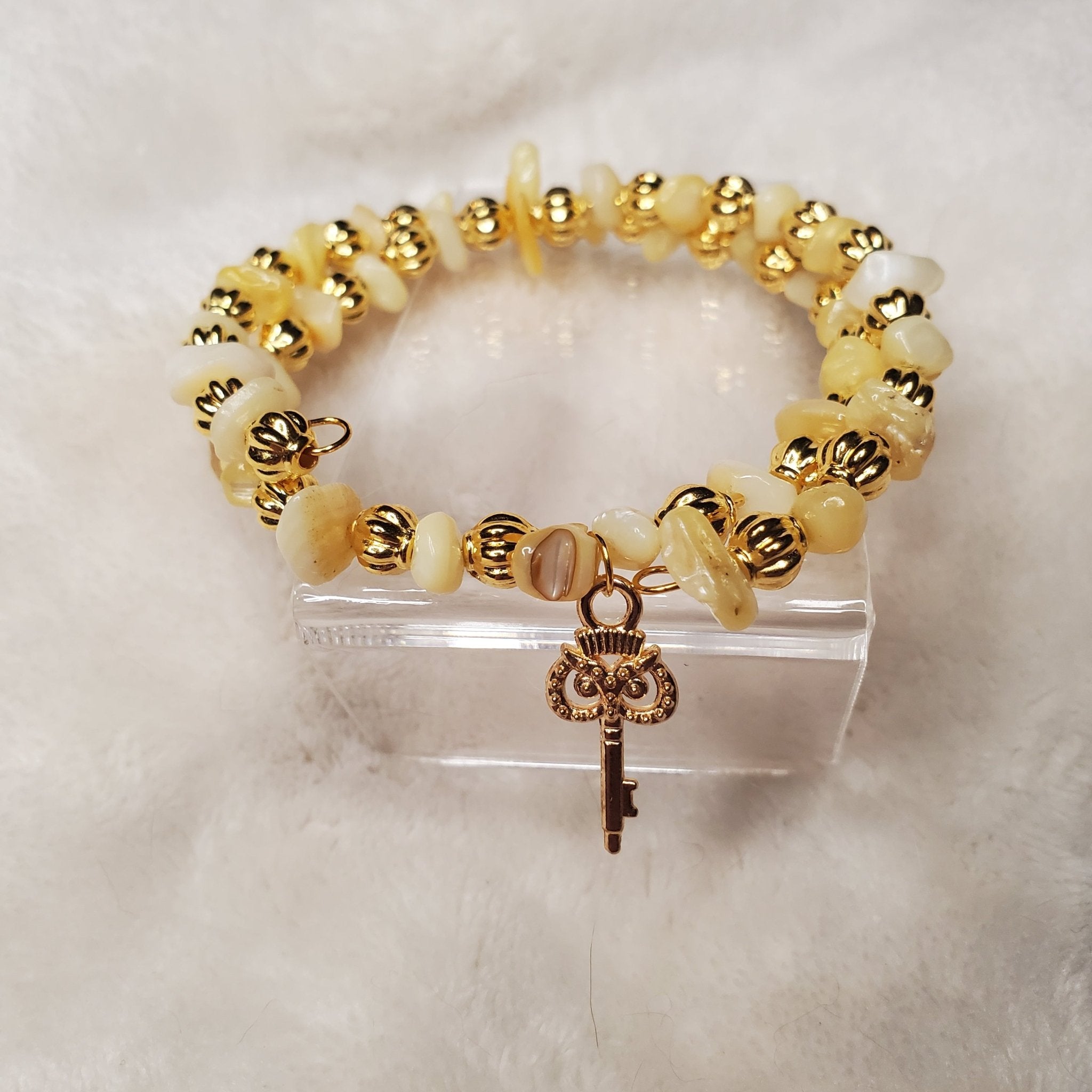 Key to My Heart Bracelet (MW) | Mamabug ReCreations - Artisan Jewelry