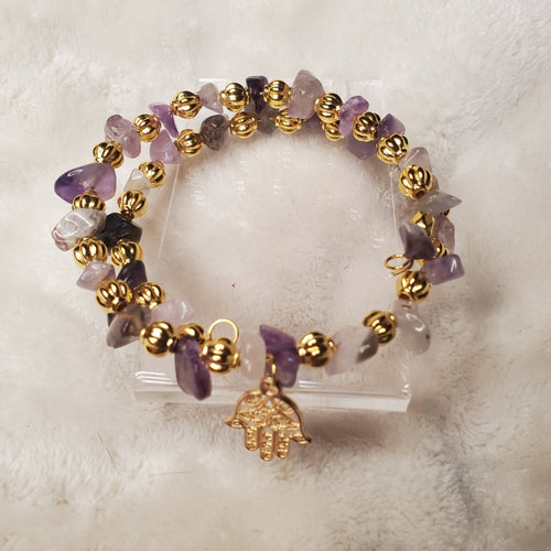 Hamsa Bracelet (MW) | Mamabug ReCreations - Artisan Jewelry