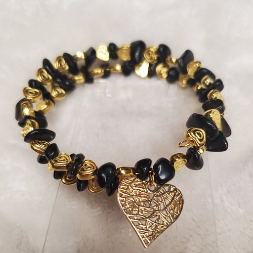 Love Stitched Up Bracelet (MW) | Mamabug ReCreations - Artisan Jewelry