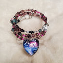 Purple Electric Seas Bracelet (MW) | Mamabug ReCreations - Artisan Jewelry