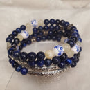 Lapis Lazuli Stone Bracelet (MW) | Mamabug ReCreations - Artisan Jewelry