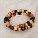 Wooden Beaded Bracelet (MW) | Mamabug ReCreations - Artisan Jewelry