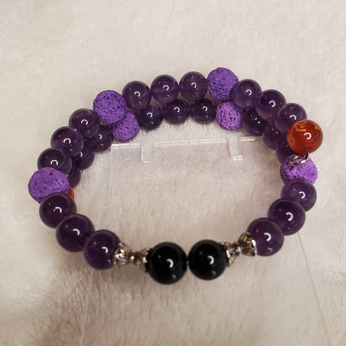 Crown Chakra Bracelet (MW) | Mamabug ReCreations - Artisan Jewelry