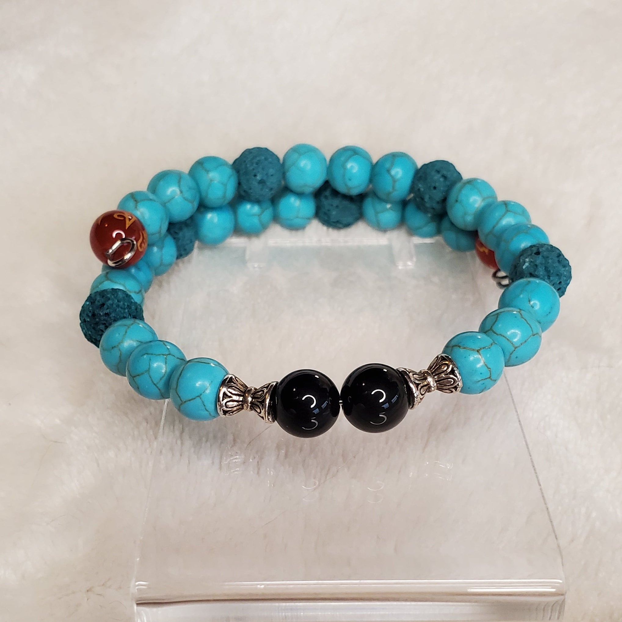 Throat Chakra Bracelet (MW) | Mamabug ReCreations - Artisan Jewelry