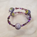 Fun with Lilacs Bracelet (MW) | Mamabug ReCreations - Artisan Jewelry